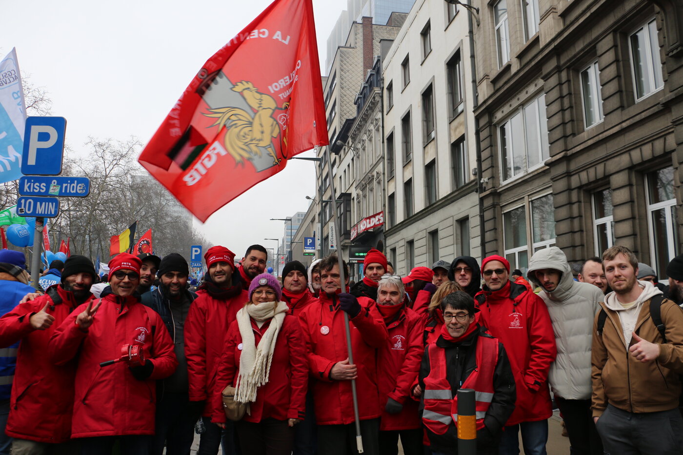 Mustafa en zijn collega's