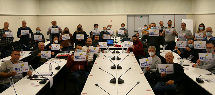 ABVV Glas steunt actief de campagne voor een Rechtvaardige Transitie voor een klimaatvriendelijke en respectvolle transitie